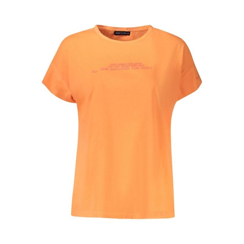 North Sails Arancione Cotton Women Women's T-Shirt